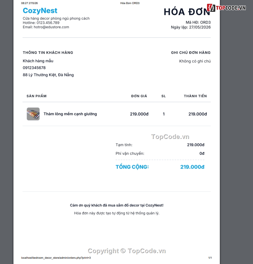 dồ án Web bán hàng,đồ án bán sách,đồ án bán đồ decor